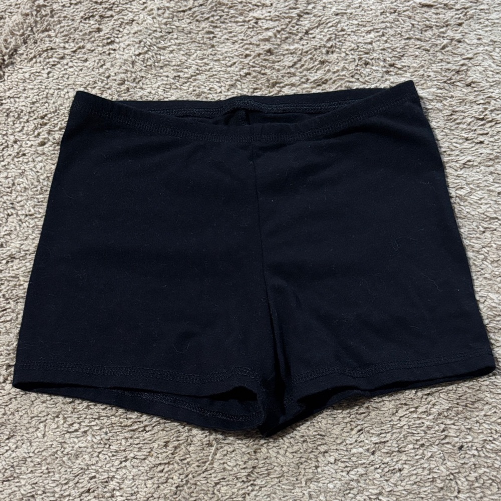 Old Navy Black Girls' Stretch Bike Shorts